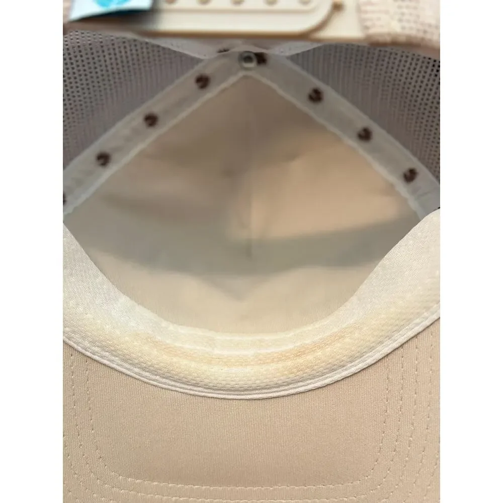Sendero Provisions Co Cowboy Hat Trucker Snapback Cream Mesh Cap Adult